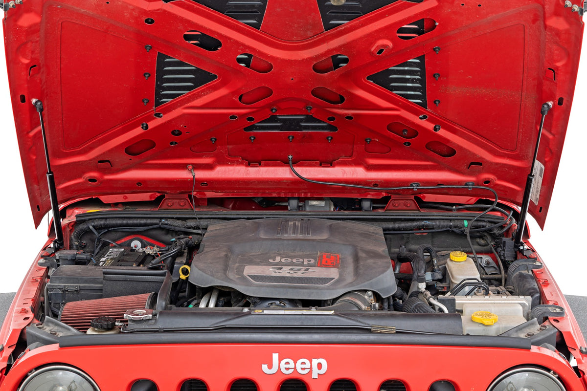 Hood Struts | Hydraulic | Jeep Wrangler JK/Wrangler Unlimited (2007-2018)